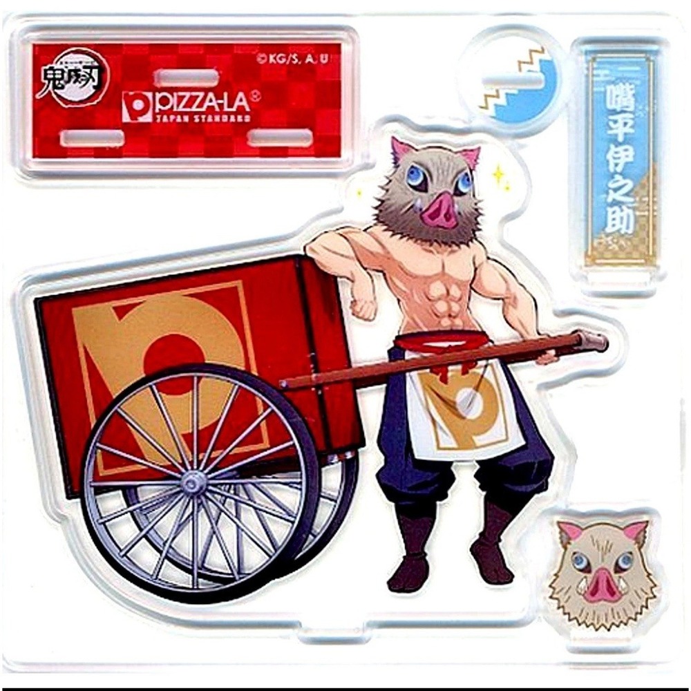 Inosuke Hashibira Acrylic Figure Bonus for Demon Slayer Pizza-La Japan U373